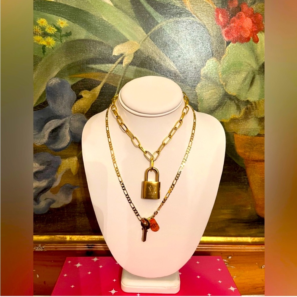 Louis Vuitton 313 Brass Lock & Key ONLY - NO CHAIN INCLUDED Series 313